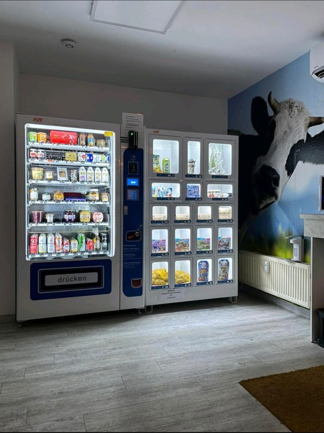 PitStop Automaten im Innenbereich